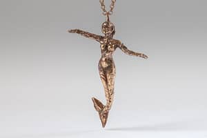 tarnished bronze mermaid